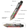 فازمتر القائی و دتکتور ولتاژ UNI-T مدل UT12E-ROW