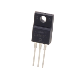 دوبل دیود شاتکی SRF2080C 20A-80V مارک GW پکیج TO-220FP