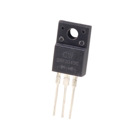 دوبل دیود شاتکی SRF2045C 45V-20A مارک GW پکیج TO-220FP