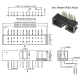 باکس هدر 2X10 رایت Box 20pin RA