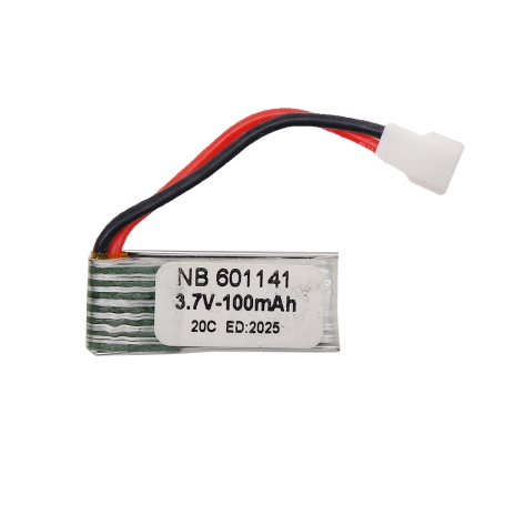 باتری لیتیوم پلیمر 3.7v ظرفیت 100mAh تک سل 20c مارک NB کد 601141