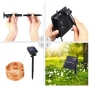 ریسه LED مفتولی باغچه ای RGB دارای پنل خورشیدی