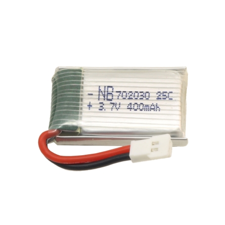 باتری لیتیوم پلیمر 3.7v ظرفیت 400mAh تک سل 25c مارک NB کد 702030