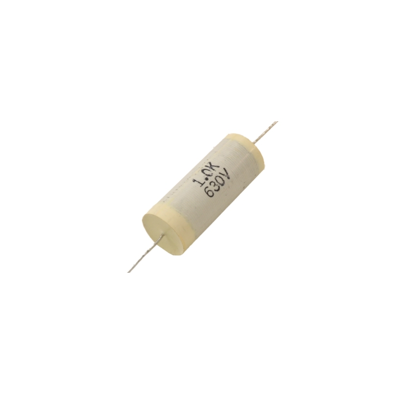 خازن پروپیلن صوتی 1uF / 630V آکسیال PP