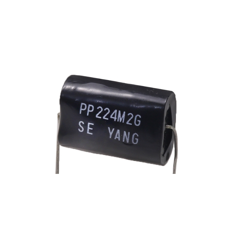 خازن پروپیلن صوتی 0.22uF / 400V آکسیال PP مارک YANG