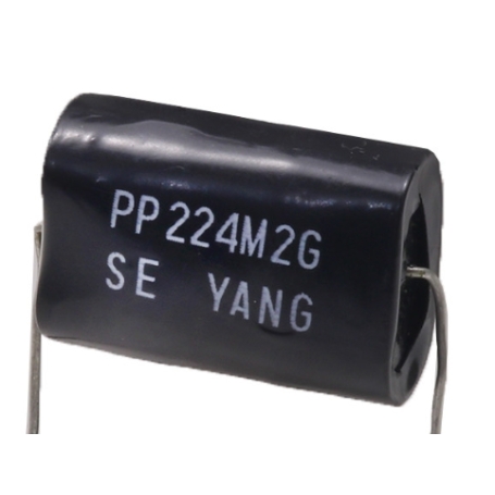 خازن پروپیلن صوتی 0.22uF / 400V آکسیال PP مارک YANG