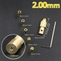 ست سه نظام پنج سر با قطر شافت 2mm و سایز مته 0.5 تا 3mm