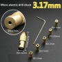 ست سه نظام پنج سر با قطر شافت 3.17mm و سایز مته 0.8 تا 3mm