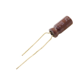 خازن الکترولیتی 2.2uF / 50V تایوانی مارک TAICON با طول عمر بالا خازن الکت