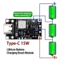 ماژول شارژر باتری لیتیوم یون 2 سل و 3 سل IP2326 با ورودی USB Type-C