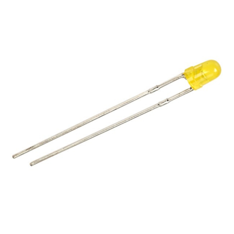 LED زرد مات 3mm