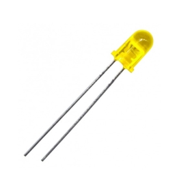 LED زرد مات 5mm