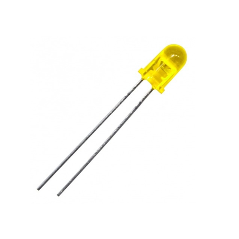 LED زرد مات 5mm