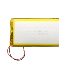 باتری لیتیوم پلیمر 3.7v ظرفیت 8000mAh کد 9060100