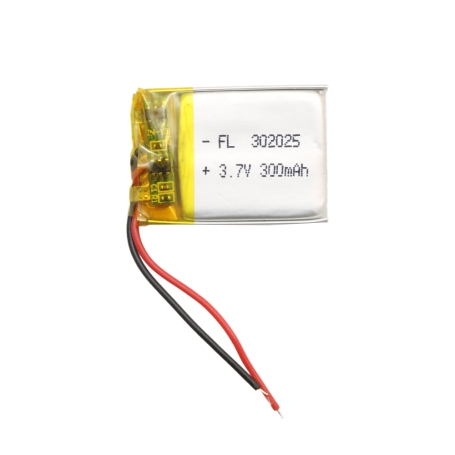 باتری لیتیوم پلیمر 3.7v ظرفیت 300mAh کد 302025