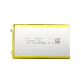 باتری لیتیوم پلیمر 3.7v ظرفیت 5000mAh کد 6060100