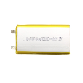 باتری لیتیوم پلیمر 3.7v ظرفیت 8000mAh کد 1260110