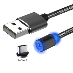 کابل شارژر مگنتی TYPE-C USB مرغوب یک متری