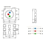 LED RGB SMD پکیج 5050 