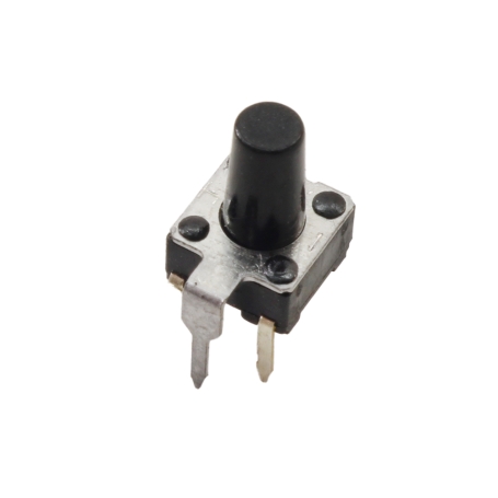 تک سوئیچ 6x6x9mm دو پایه با هولدر