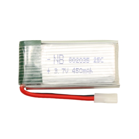 باتری لیتیوم پلیمر 3.7v ظرفیت 450mAh تک سل 25c مارک NB کد 802035