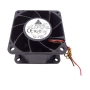 جت فن براشلس DC12V-0.7A سه سیمه FFB0612EHE سایز 6X6X3.8 مارک DELTA