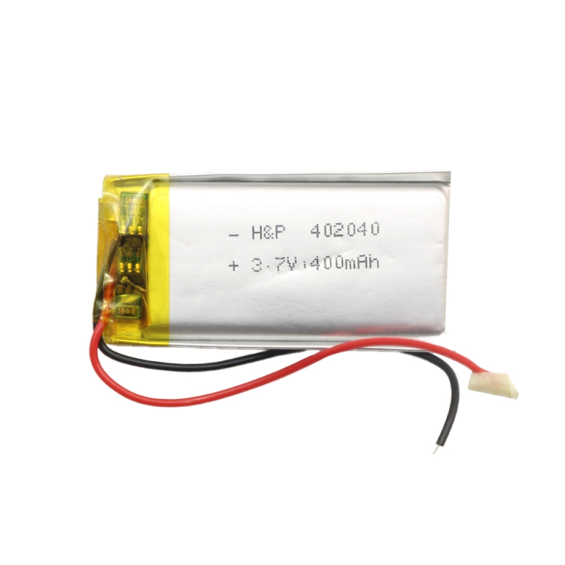 باتری لیتیوم پلیمر 3.7v ظرفیت 400mAh کد 402040