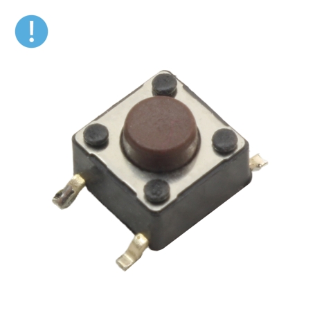 تک سوئیچ 6x6x5mm قهوه ای(OXO) پکیج SMD