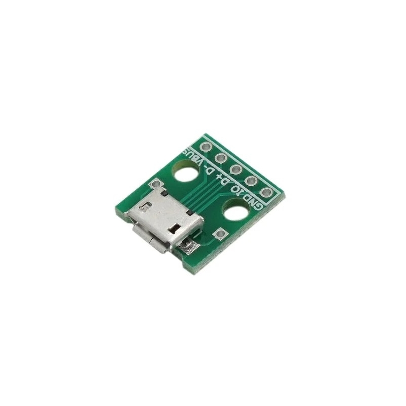 برد تبدیل برک اوت Micro USB دارای سوکت مادگی