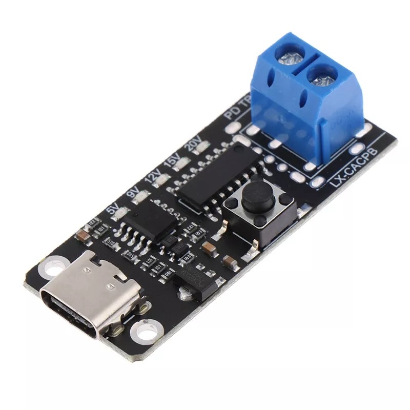 ماژول PD Decoy Trigger ولتاژ 5V/9V/12V/15v/20v پروتکل PD/QC با خروجی ترمینال