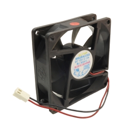 فن 12V دو سیمه سایز 8x8 ضخامت 2.5cm مارک MAYJIE مدل MJ802512