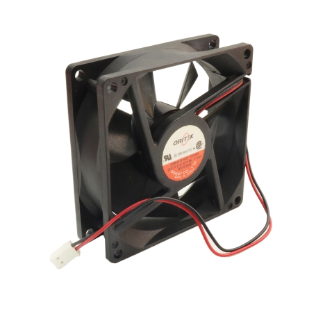 فن 12V دو سیمه سایز 8x8 ضخامت 2.5cm مارک ORITEK مدل D0825B-12M