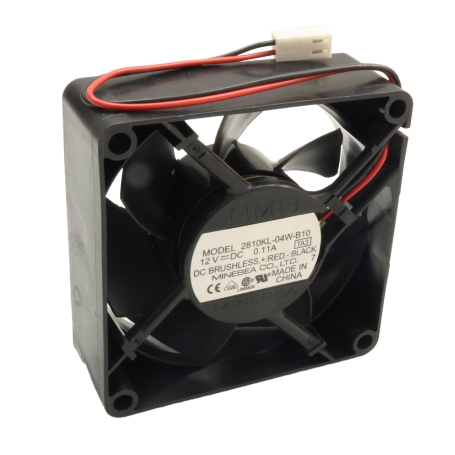 فن 12V دو سیمه سایز 7x7 ضخامت 2.5cm مارک NMB مدل 2810KL-04W-B10