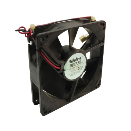 فن 12V دو سیمه سایز 9.2x9.2 ضخامت 2.5cm مارک Nidec مدل DO9T-12PH