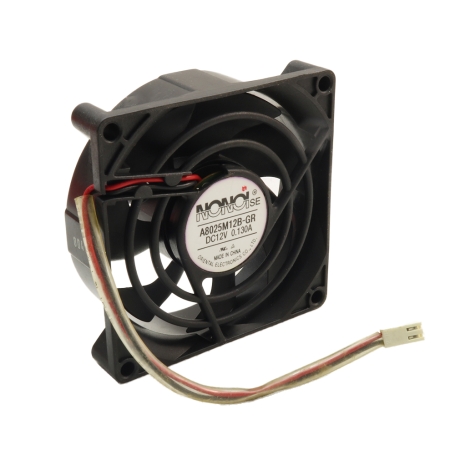 فن 12V دو سیمه سایز 8x8 ضخامت 2.5cm مارک NONOI مدل A8025M12B-GR