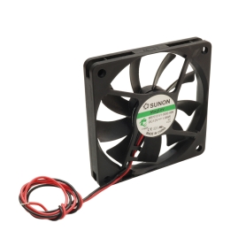 فن 12V دو سیمه سایز 7x7 ضخامت 1.0cm مارک SUNON مدل MB70101V1