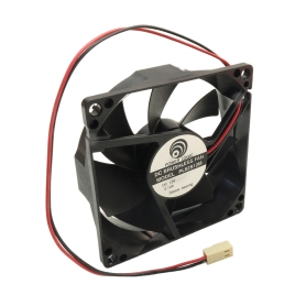فن 12V دو سیمه سایز 8x8 ضخامت 2cm مارک POWER LOGIC مدل PL82S12M