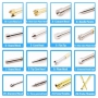 پوگو پین مدل P125-G طول 33.35 میلی متر طرح G-Flat Tip