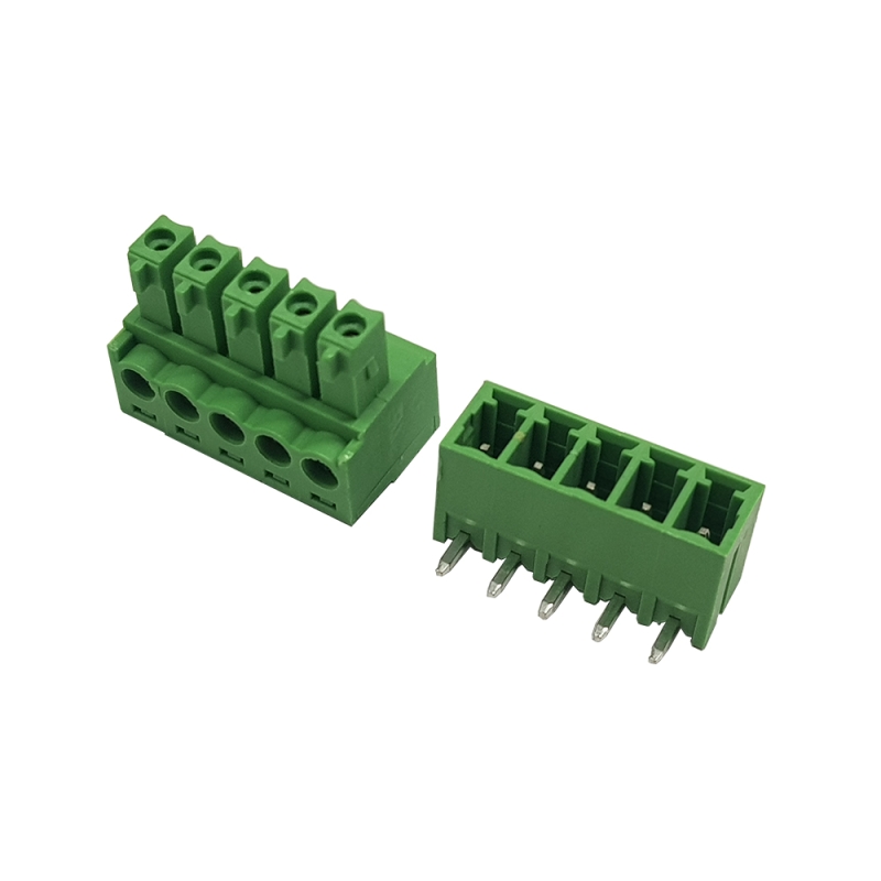 ترمینال کشویی فونیکس 5 پین 3.81mm رایت سبز