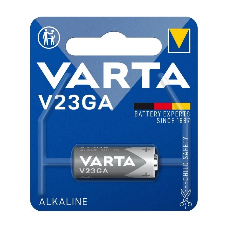 باتری ریموتی آلکالاین 12 ولت سایز 23A مارک VARTA