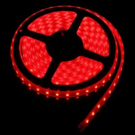 LED نواری قرمز درشت 5050 60Pcs رول 5متری