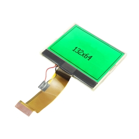 نمایشگر COG 64x132 گرافیکی بک لایت سبز مدل GS-GG1326402FFYJ/R