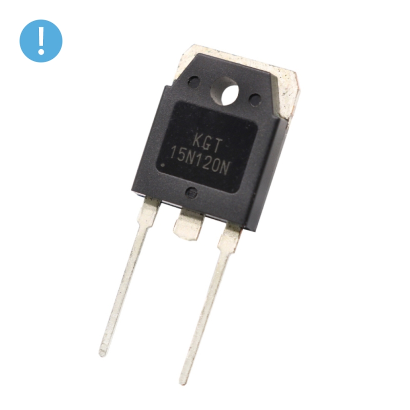 ترانزیستور IGBT کد KGT15N120NDH کره ای مارک KEC پکیج TO-3PN - کارکرده