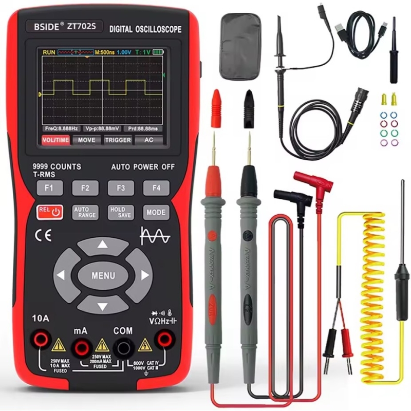 اسیلوسکوپ دیجیتال پرتابل 10MHz دو کاره ANENG AOS02