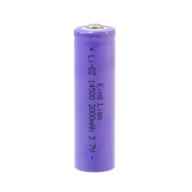 باتری لیتیوم یون 3.7v سایز 14500 2000mAh مارک King Lion باتری لیتیوم یون 3.7v سایز 14500 2000mAh مارک King Lion