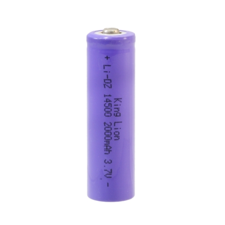 باتری لیتیوم یون 3.7v سایز 14500 2000mAh مارک King Lion