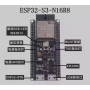 برد توسعه ESP32-S3 دارای Wifi و بلوتوث دارای کانکتور Micro USB
