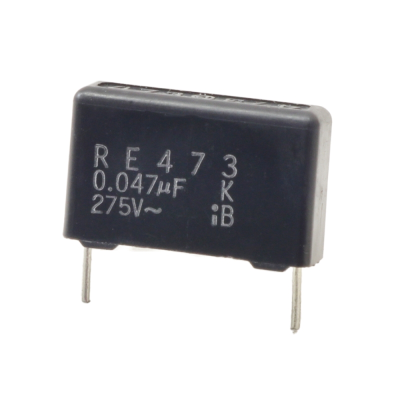 خازن MPX نویزگیر 0.047uF / 275V کلاس X2 مارک OKAYA مدل RE473