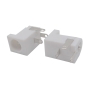 جک آداپتوری مادگی سفید استاندارد DC-005 قطر پین 2.35mm
