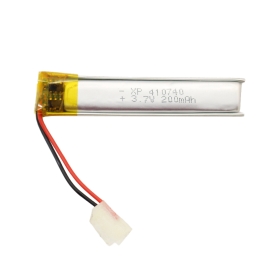 باتری لیتیوم پلیمر 3.7v ظرفیت 200mAh کد 410740